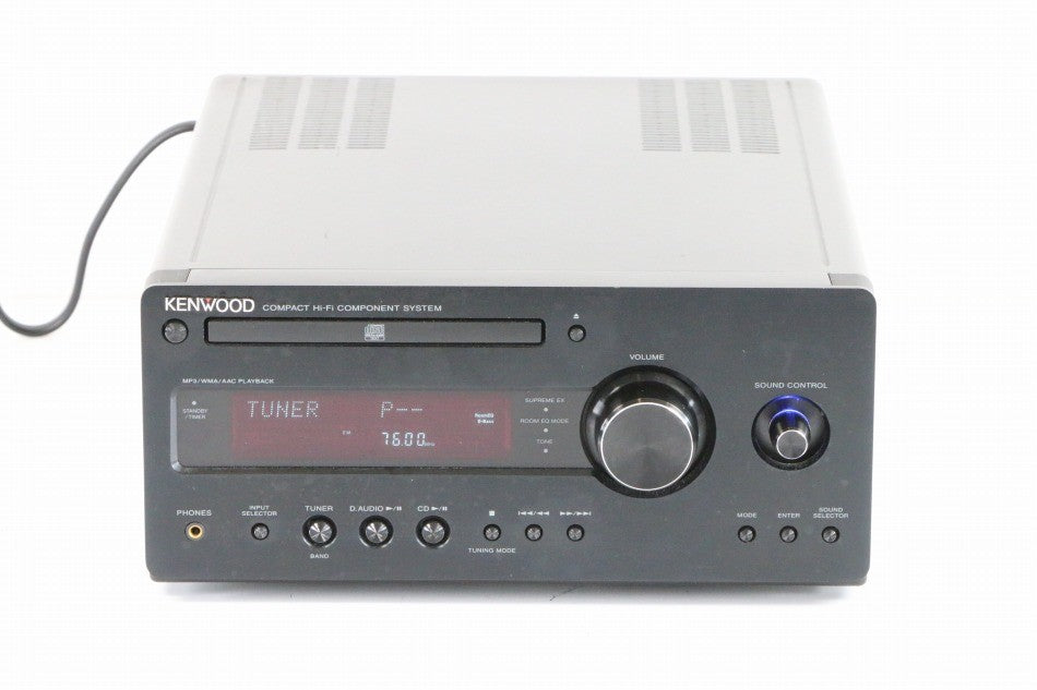 ケンウッド CDレシーバー (ブラック) R-K711-B　【中古品】