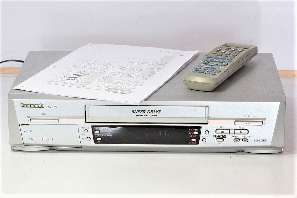 パナソニック VHSビデオデッキ　NV-HV5　【中古品】