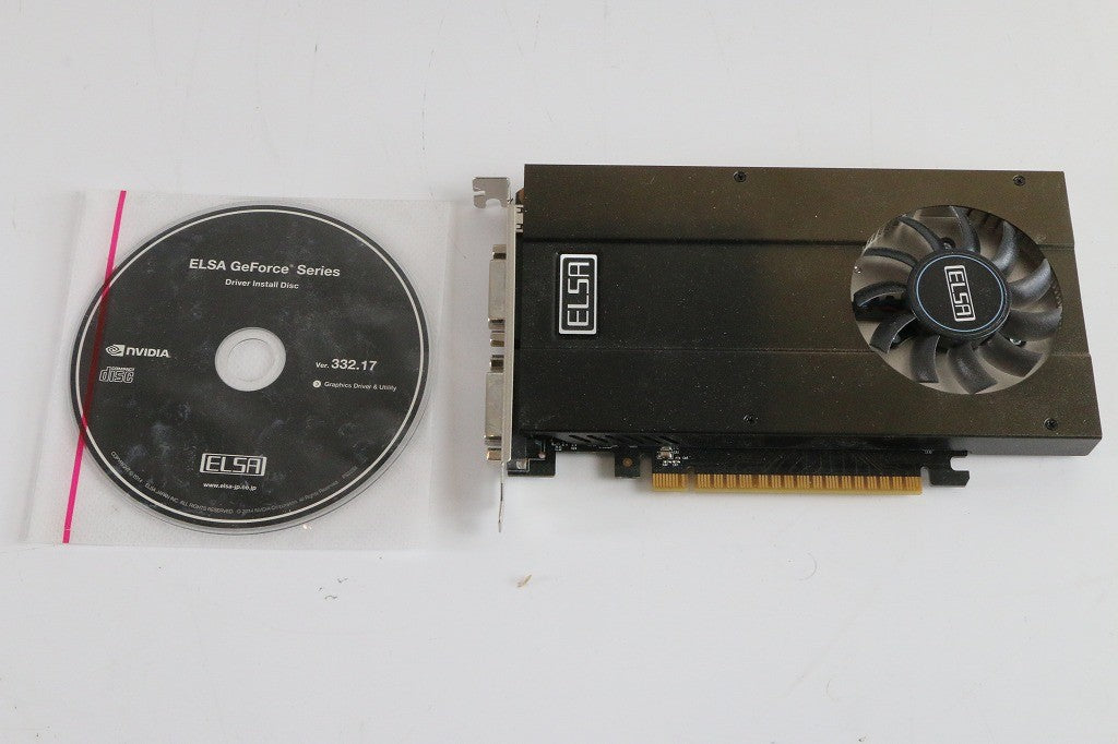 ELSA NVIDIA GeForce GTX750Ti 2GB グラフィックボード GD750-2GERTSP　【中古品】
