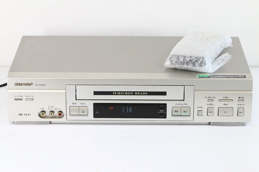 シャープ VHSビデオデッキ　　VC-HF930　リモコン付き　【中古品】