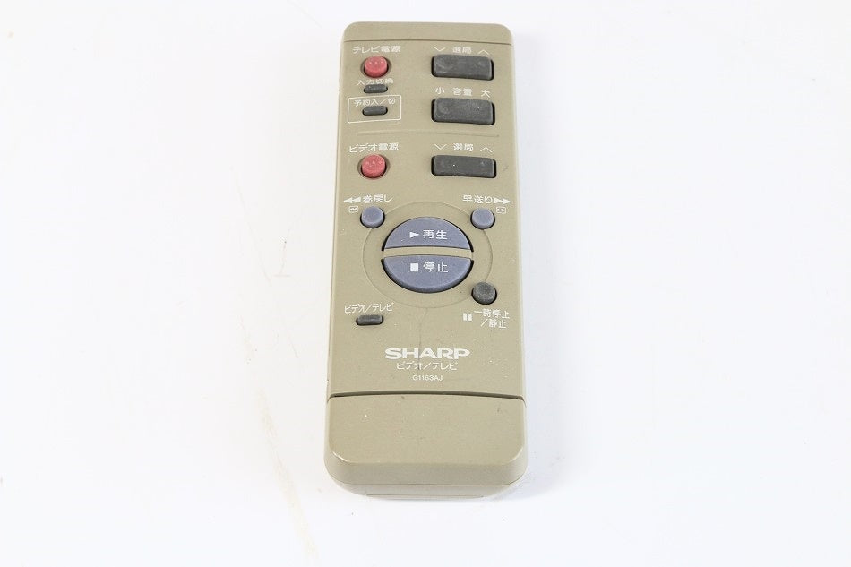 シャープ ビデオリモコン G1163AJ　【中古品】