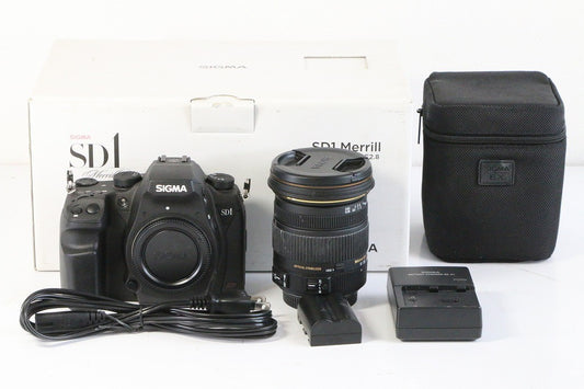 SIGMA デジタル一眼レフカメラ SD1Merrill & 17-50mm kit 4,600万画素 FoveonX3ダイレクトイメージセンサー(APS-C)搭載 928810　【中古美品】