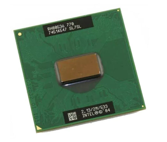 インテル Intel Pentium M 770 2.13GHz 2M Cache 533MHz FSB Mobile CPU SL7SL　【中古品】