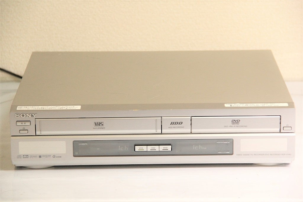 SONY “スゴ録” RDR-VH80 HDD搭載VHSビデオ一体型DVDレコーダー　【中古品】
