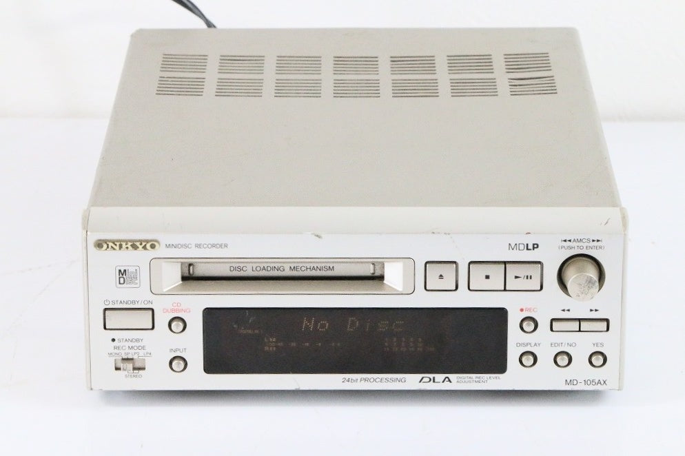 ミニディスクレコーダー　MD-105AX　【中古品】