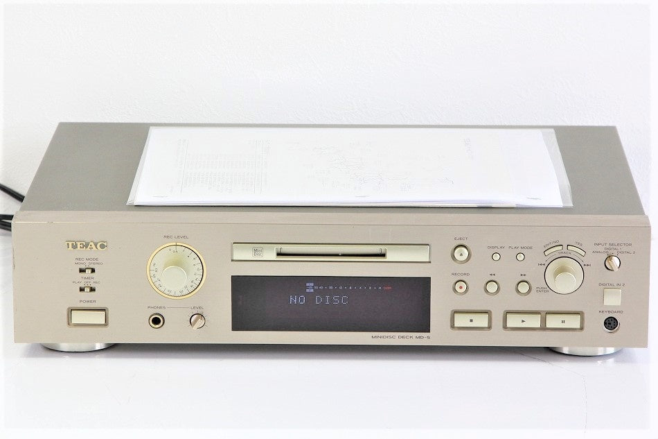 TEAC ティアック MD-5 MDレコーダー PCキーボード対応　【中古品】