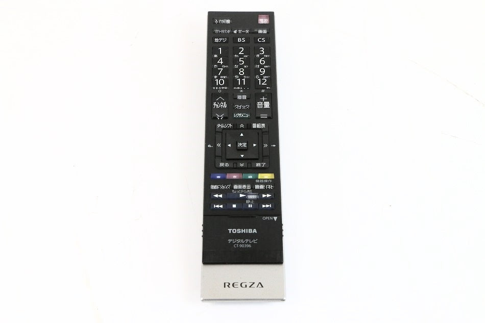 東芝（TOSHIBA)　液晶テレビ・純正リモコン　CT-90396　【中古品】