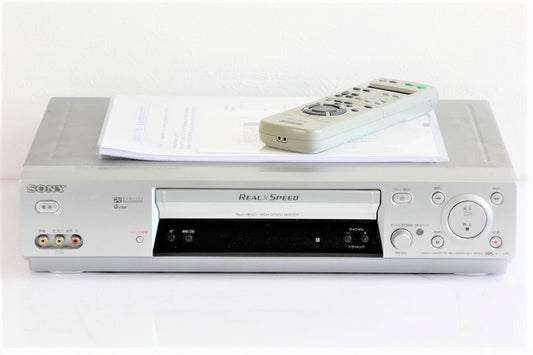 SONY VHSビデオデッキ SLV-NR300 リモコン付き　【中古品】