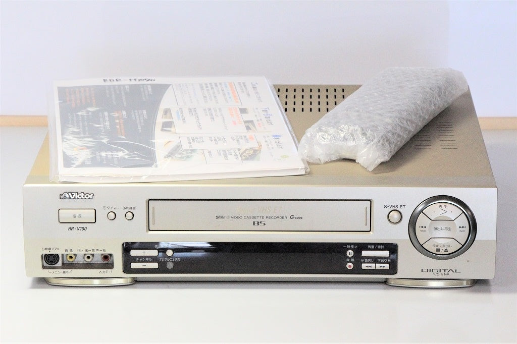 Victor ビクター　S-VHS ビデオデッキ HR-V100　【中古品】