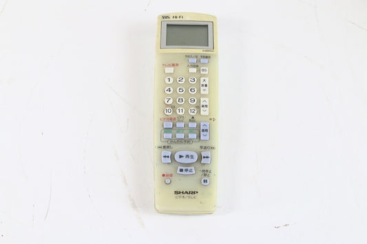 シャープ ビデオリモコン G1284TEV1　【中古品】