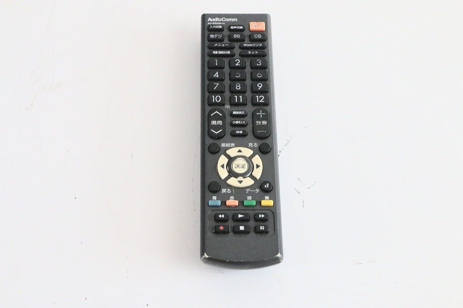 OHM 日立 Wooo用 TVリモコン AV-R320N-H　【中古品】