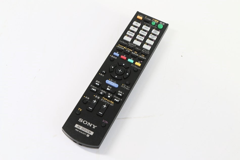 SONY ホームシアターシステム HT-CT350用リモコン RM-AAU077　【中古品】