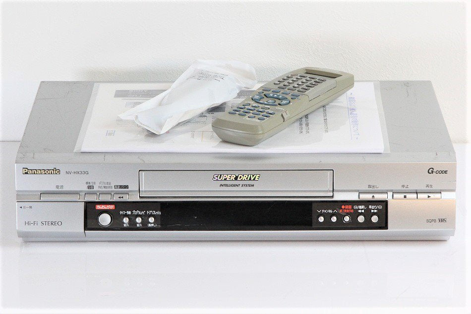VHSビデオデッキ　パナソニック　NV-HX33G　【中古品】