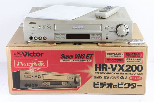 Victor HR-VX200　S-VHSビデオデッキ 美品　【中古美品】