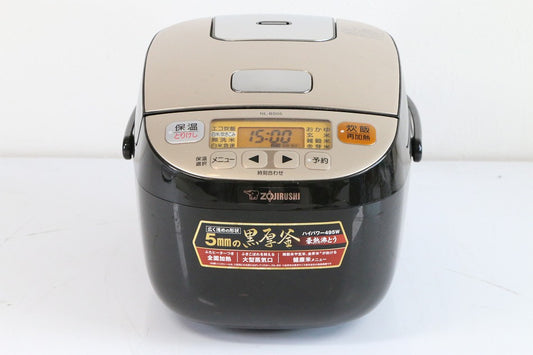 象印 炊飯器 3合 マイコン式 極め炊き ブロンズブラック NL-BS05-XB　【中古品】