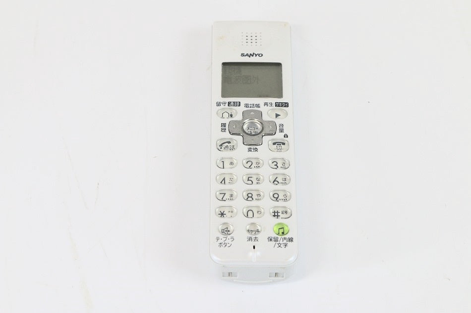 三洋電機 増設用専用子機 (クリーミーホワイト) TEL-SDJ8(W)　【中古品】