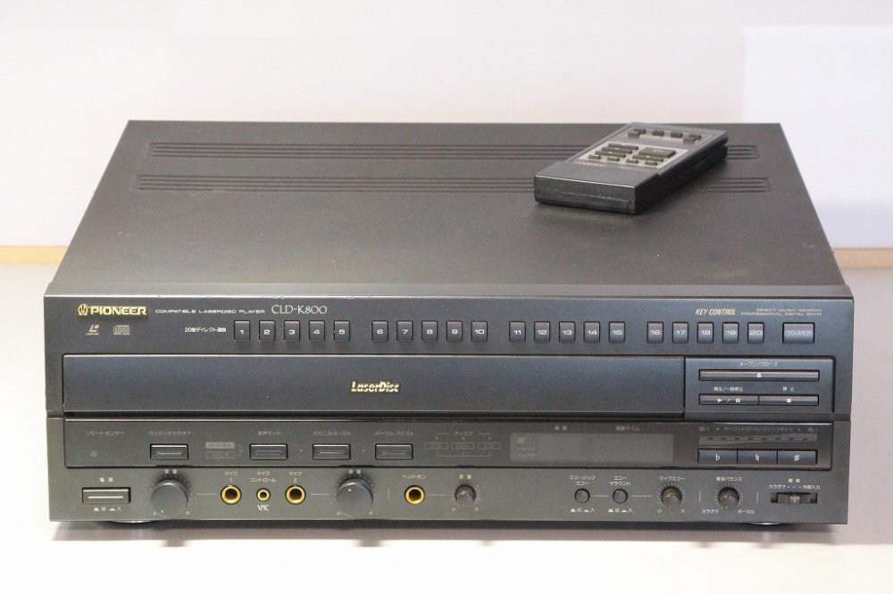 Pioneer パイオニア CLD-K800 CD/LDプレイヤー カラオケ対応　【中古整備品】