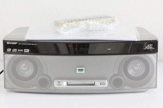 SHARP 1ビットDVD/MDシステム SD-FV10-S シルバー系　【中古品】