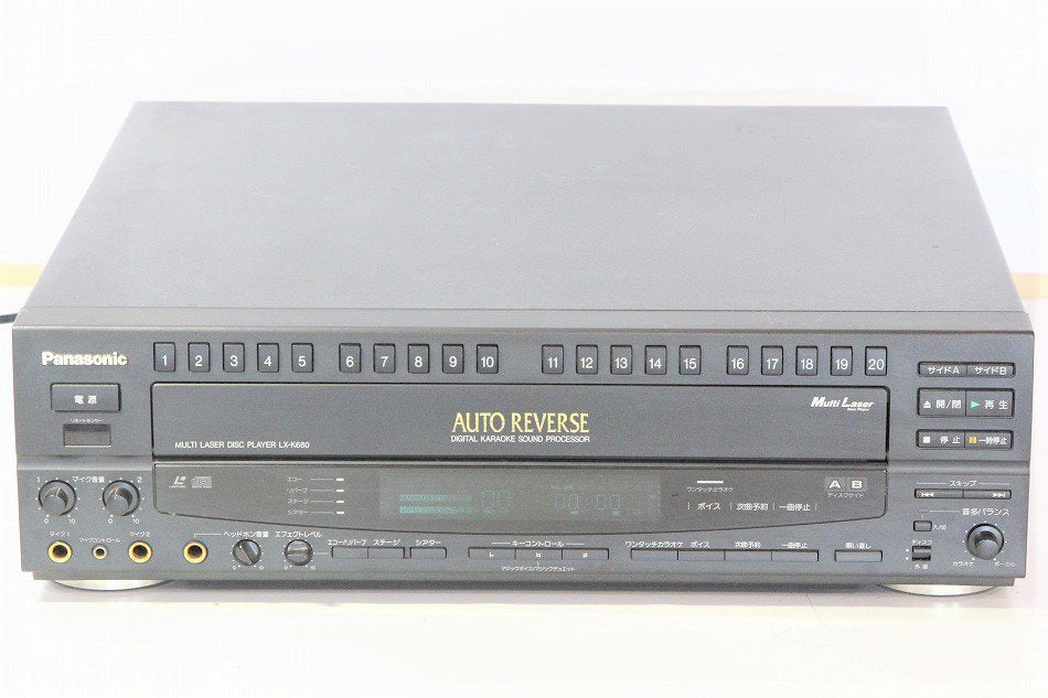 Panasonic パナソニック LX-K680 CD/LDプレーヤー カラオケ対応　【中古品】