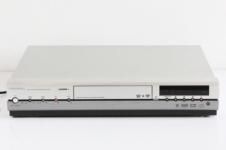 TOSHIBA W録 BSアナログチューナー搭載 HDD&DVDレコーダー HDD300GB RD-XS57　【中古整備品】