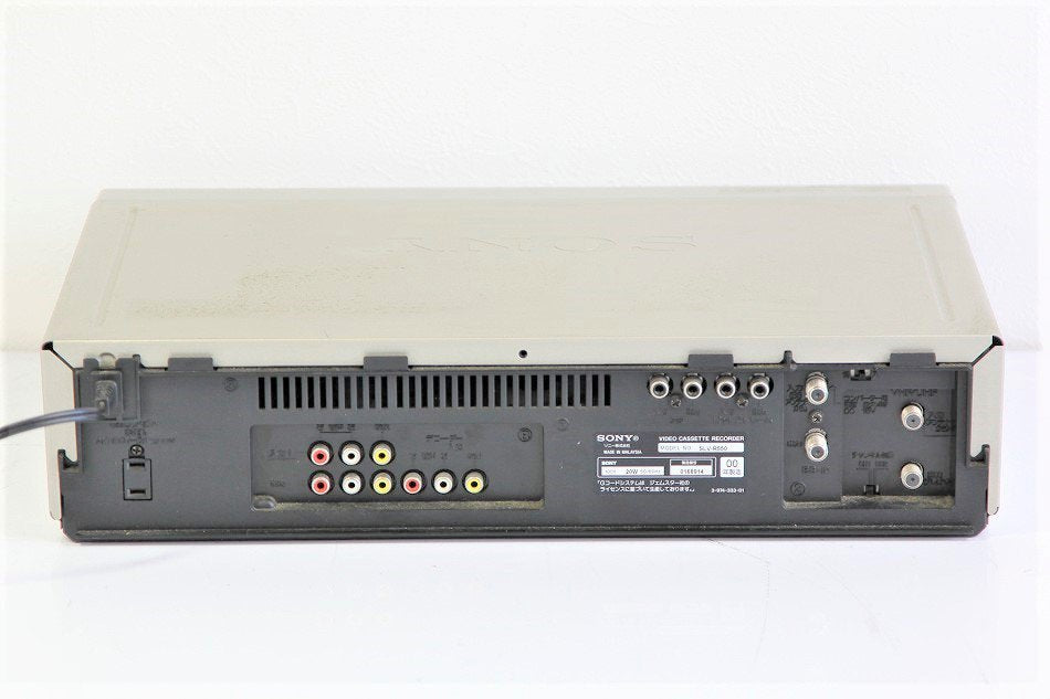 SONY BSチューナー内蔵 VHSハイファイビデオデッキ SLV-R550　【中古整備品】