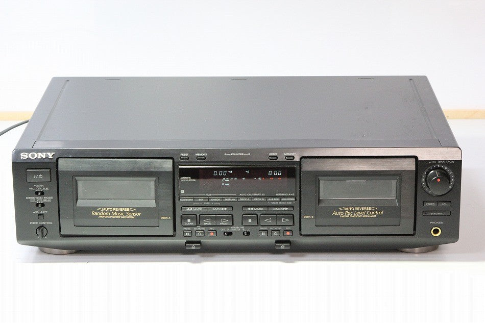 SONY ソニー TC-WE725 ツインリバース カセットデッキ DOLBY B/C NR搭載　【中古整備品】