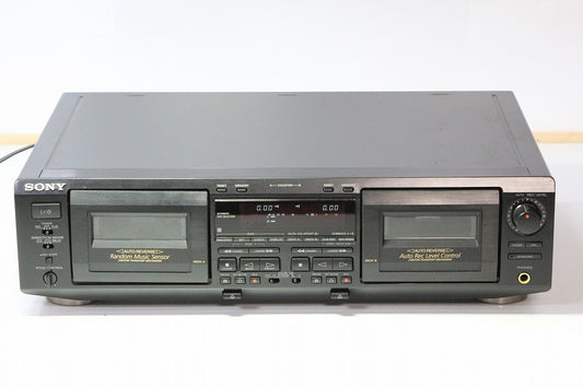 SONY ソニー TC-WE725 ツインリバース カセットデッキ DOLBY B/C NR搭載　【中古整備品】