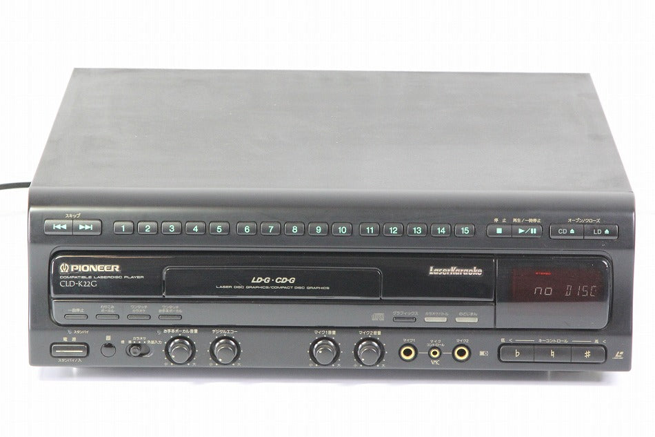 Pioneer パイオニア CLD-K22G CD/LDプレーヤー カラオケ対応　【中古品】