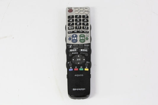シャープ テレビリモコン GA826WJSA　【中古品】