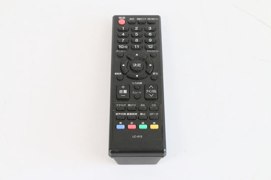 オリオン テレビリモコン LC-012　【中古品】