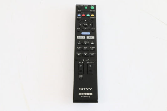 ソニー HDDリモコン RM-JB003　【中古品】