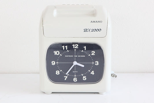 アマノ タイムカード タイムレコーダーBX2000　【中古品】