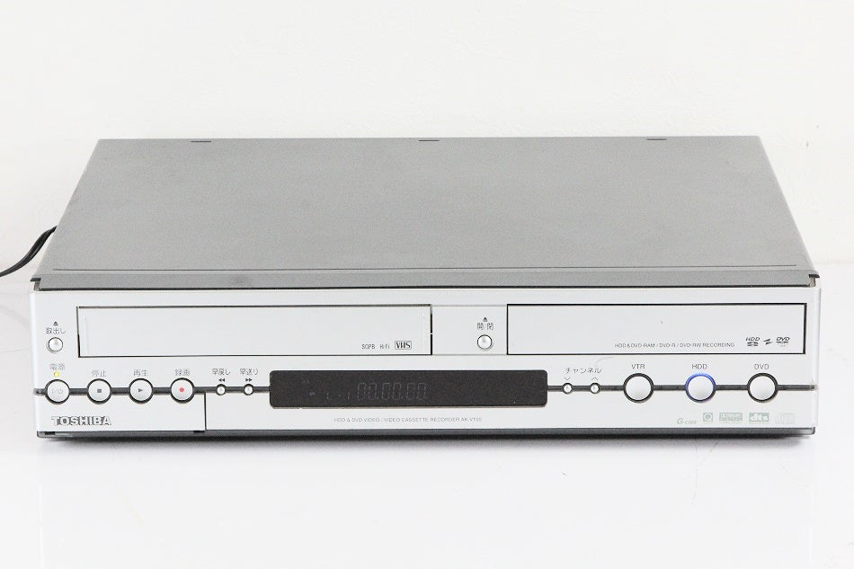 TOSHIBA ［AK-V100］VHS/DVD/HDD ビデオデッキ - DVDレコーダー