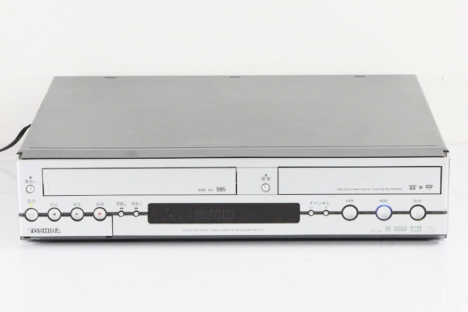 東芝 カンタロウ AK-V100 DVD-Multi/160GB/VHS アナログチューナー　【中古整備品】