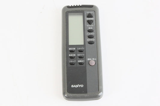 サンヨー エアコンリモコン RCS-WR3B(K)　【中古品】