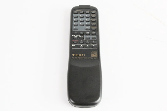 Teac rc-781 CD - RWレコーダープレーヤーシステムのリモート・コントロールTeac CDレコーダー　【中古品】