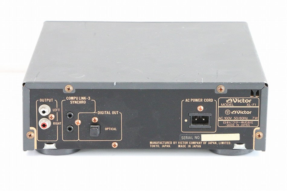 Victor ビクター JVC　XL-F1　1ビットDDコンバーター搭載CDプレイヤー　【中古品】