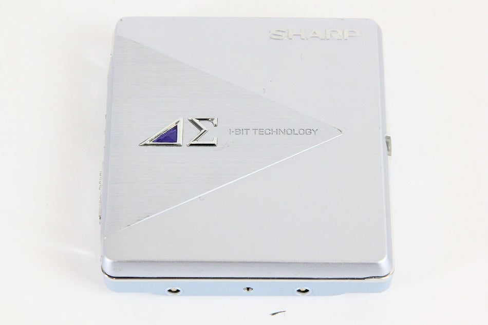 SHARP ポータブルMDプレーヤー MD-DS5-A ライトブルー　【中古品】