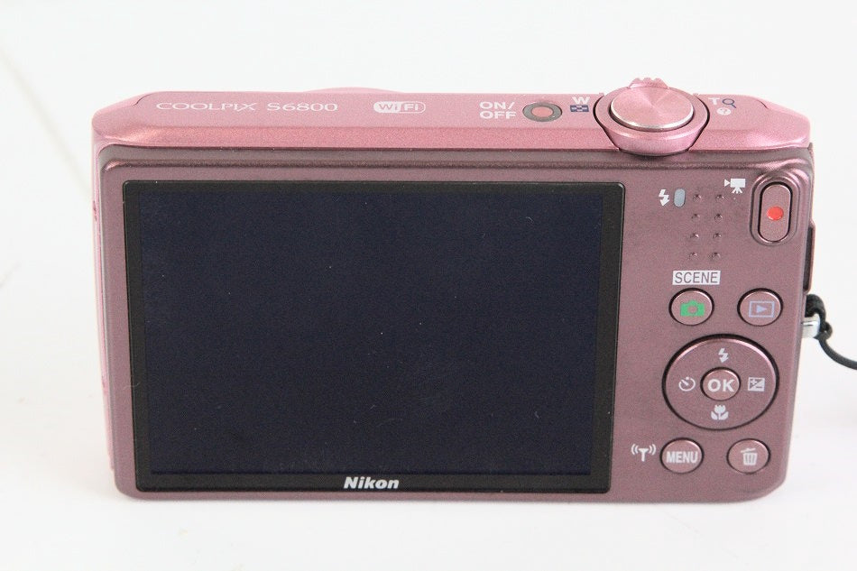 Nikon デジタルカメラ COOLPIX S6800 12倍ズーム 1602万画素 パールピンク S6800WPK S6800PK 【中古品】