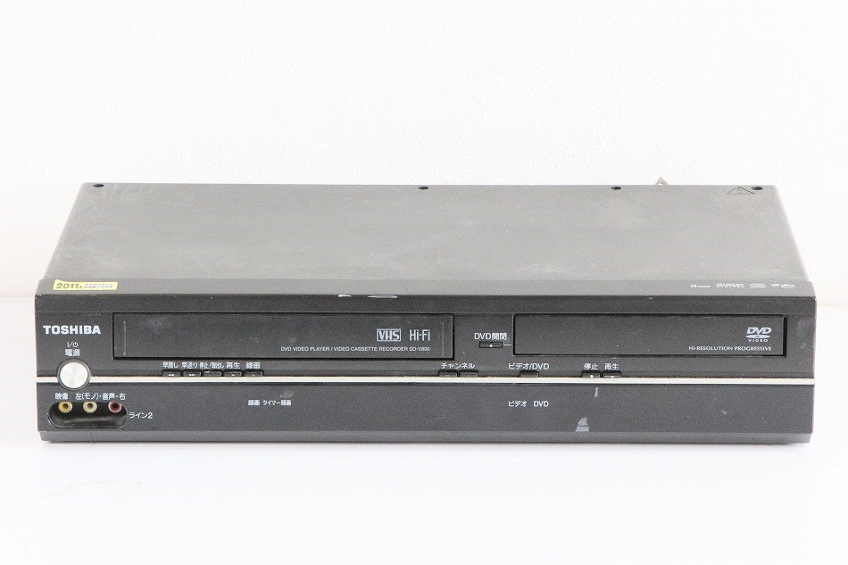 TOSHIBA VTR一体型DVDプレーヤー SD-V800　【中古整備品】
