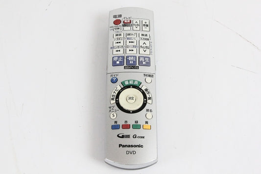 パナソニック DVDリモコン EUR7658YD0　【中古品】