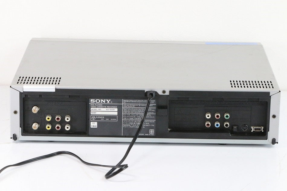 SONY VHSビデオデッキ／DVDプレーヤー ダブルデッキ SLV-D33V　【中古品】