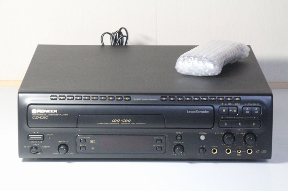 Pioneer パイオニア CLD-K33G CD/LDプレイヤー カラオケ対応　【中古整備品】