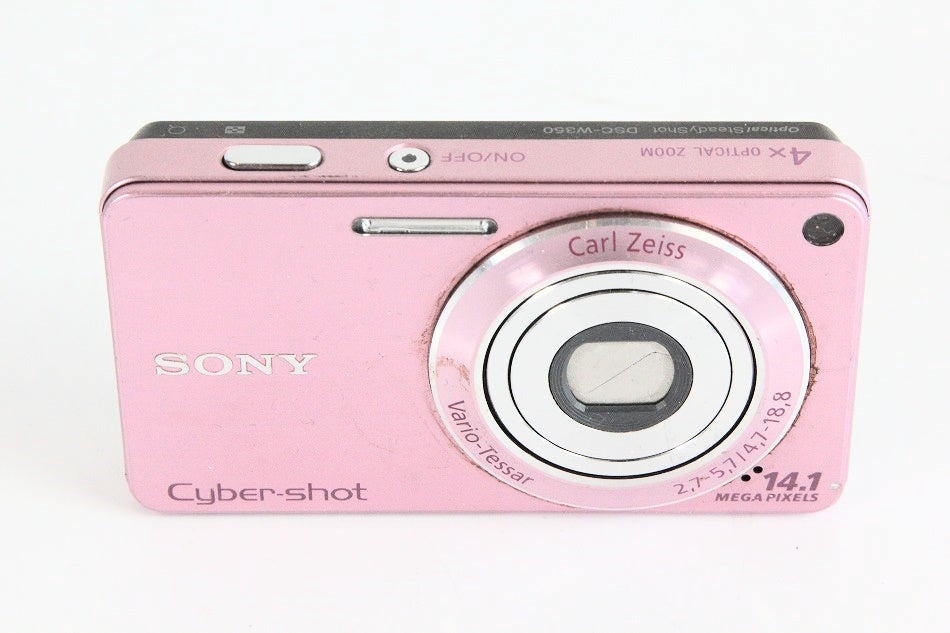 ソニー SONY デジタルカメラ Cybershot W350 ピンク DSC-W350/P　【中古品】