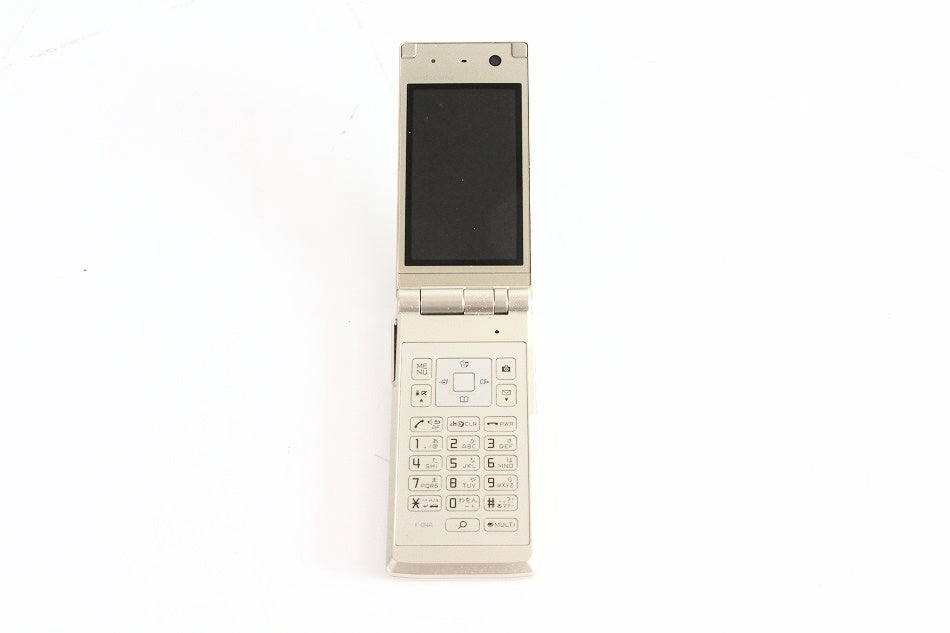 富士通 F-04A ゴールド 携帯電話 白ロム ドコモ docomo　【中古品】