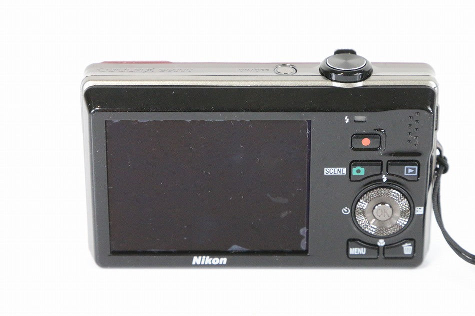 Nikon デジタルカメラ COOLPIX (クールピクス) S6000 フラッシュレッド S6000RD　【中古品】