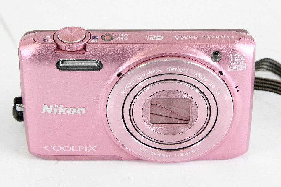 Nikon デジタルカメラ COOLPIX S6800 12倍ズーム 1602万画素 パールピンク S6800WPK S6800PK 【中古品】