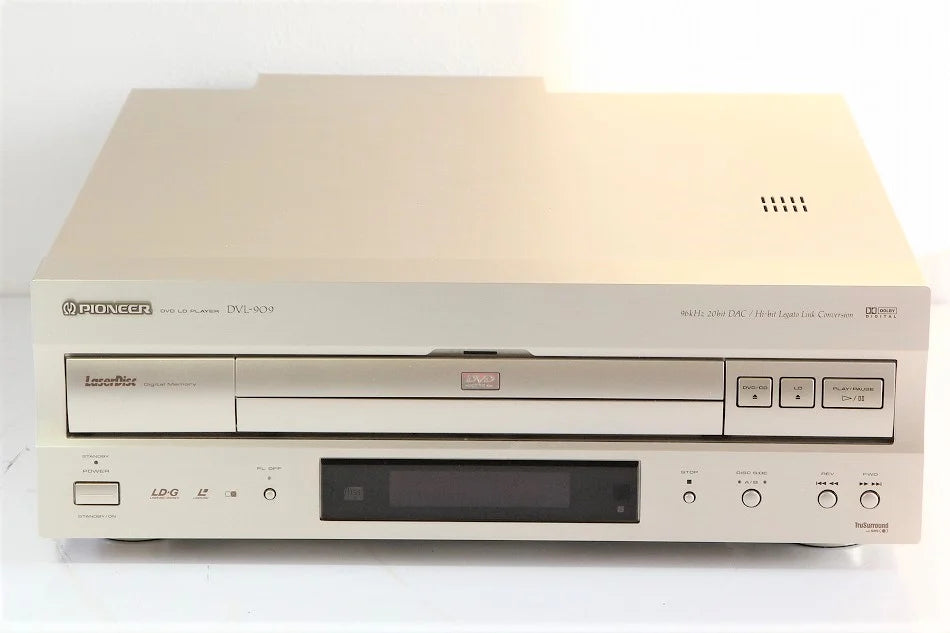 パイオニア DVL-909 DVD/LDコンパチブルプレーヤー (ゴールド)　【中古品】
