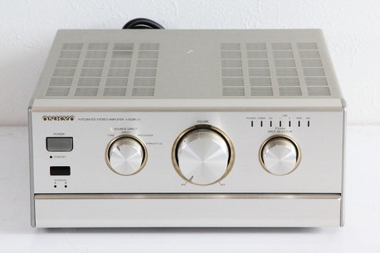 ONKYO INTEC275 プリメインアンプ 85W+85W(4Ω) シルバー A-922MLTD(S)　【中古品】