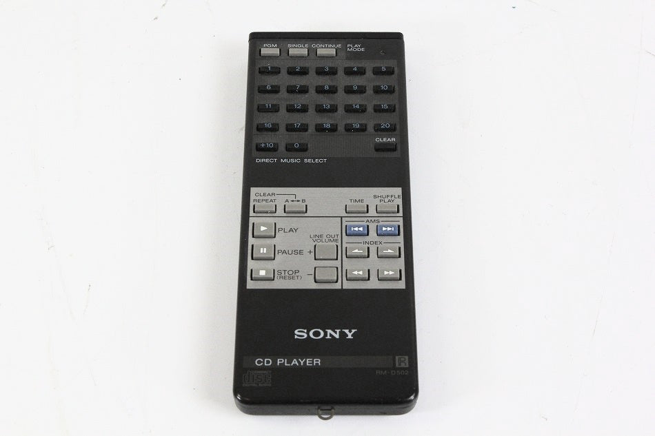 SONY　RM-D502　CDP-502ES,CDP-552ESD,CDP-553ESD　付属リモコン　【中古品】
